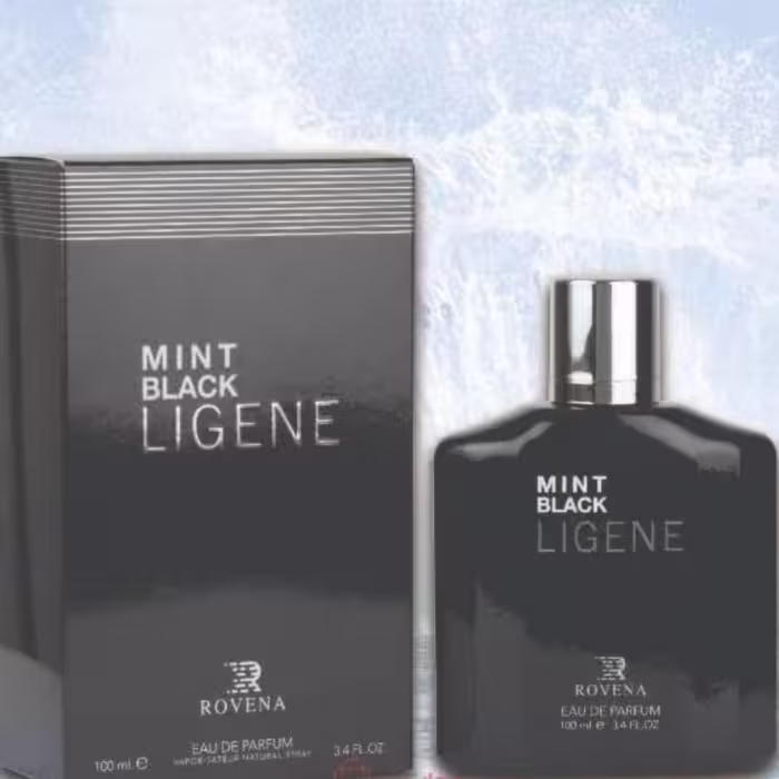 ادکلن مردانه روونا Rovena Mint Black Ligene حجم 100 میل 