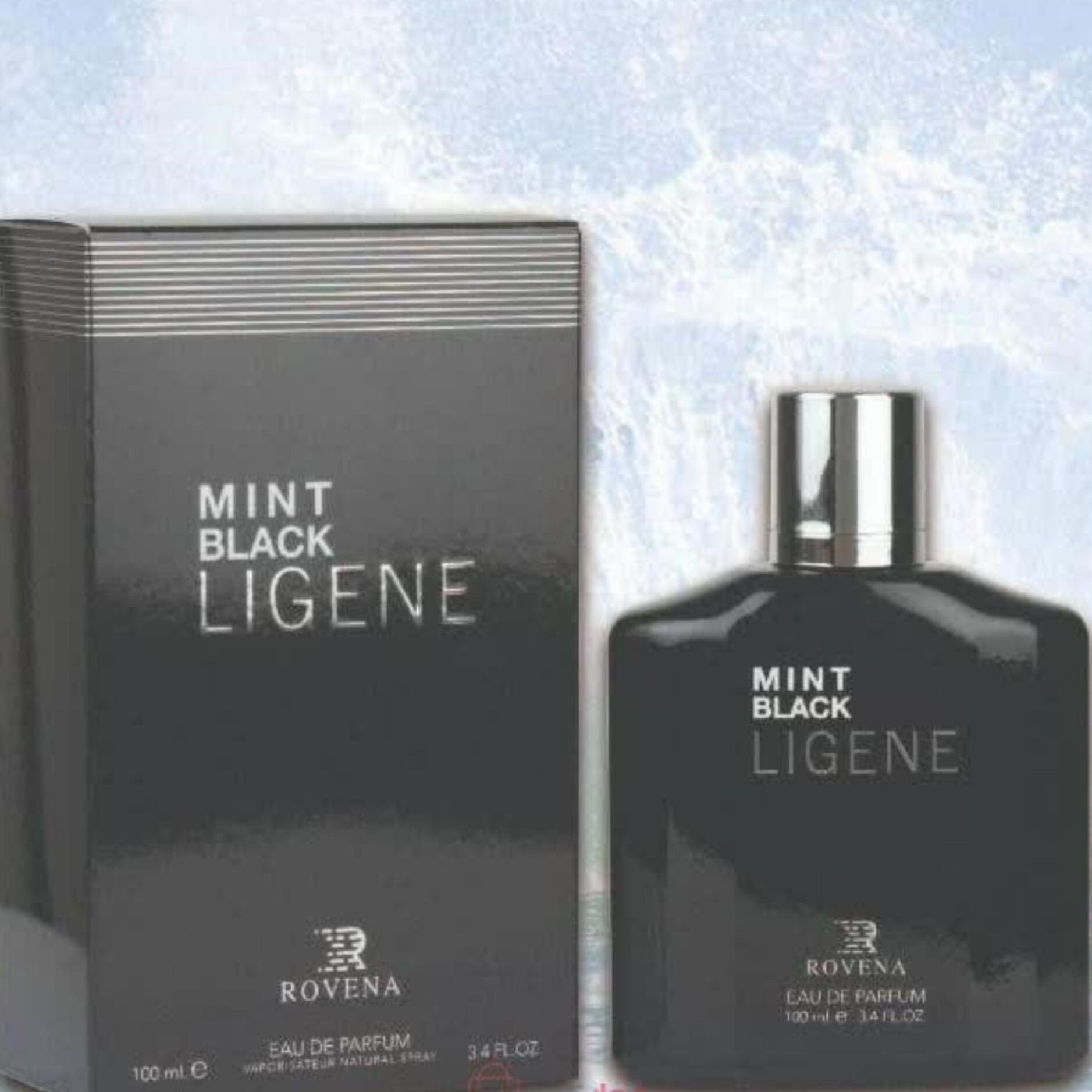 ادکلن مردانه روونا Rovena Mint Black Ligene حجم 100 میل