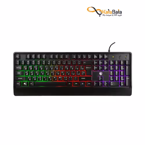 خرید و قیمت کیبورد باسیم بیاند BGK-3300 RGB Wired Gaming Keyboard