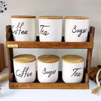 استند چوبی  دوطبقه