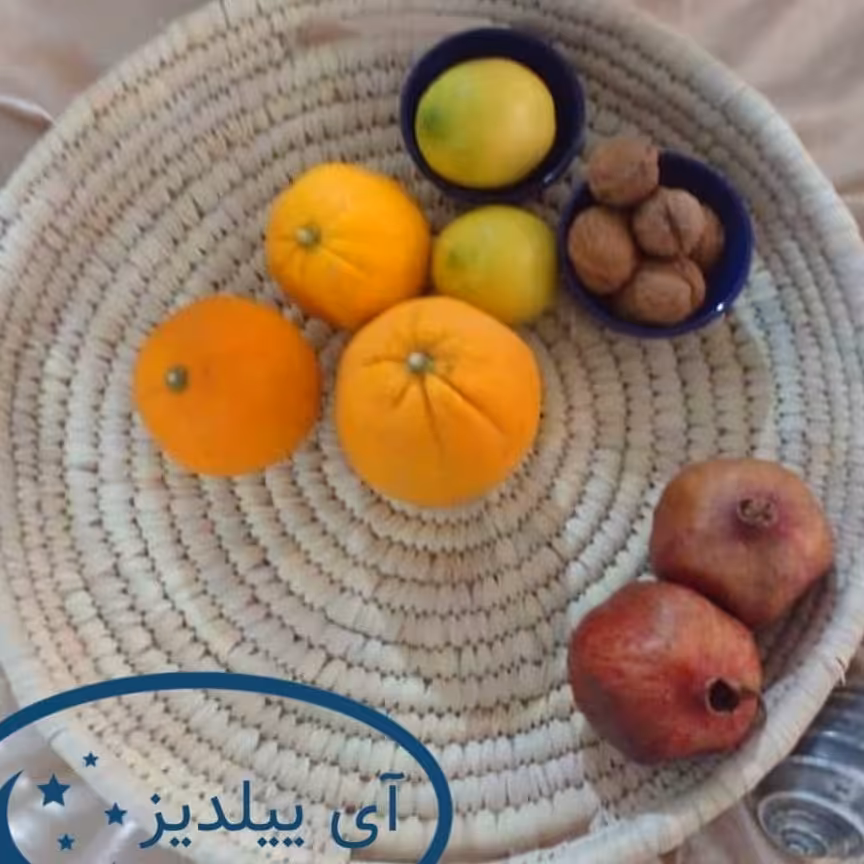 سینی تک مخصوص پذیرایی بادرخت نخل خرما 