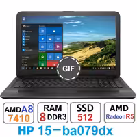 لپتاپ hp 15-ba079dx پردازنده A8-7410