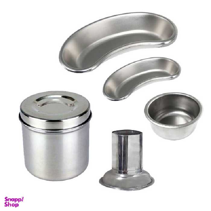 رسیور و گالی ‌پات و جای ‌آبسلانگ و جاپنبه‌ای مدل Rsgmapl مجموعه 5 عددی