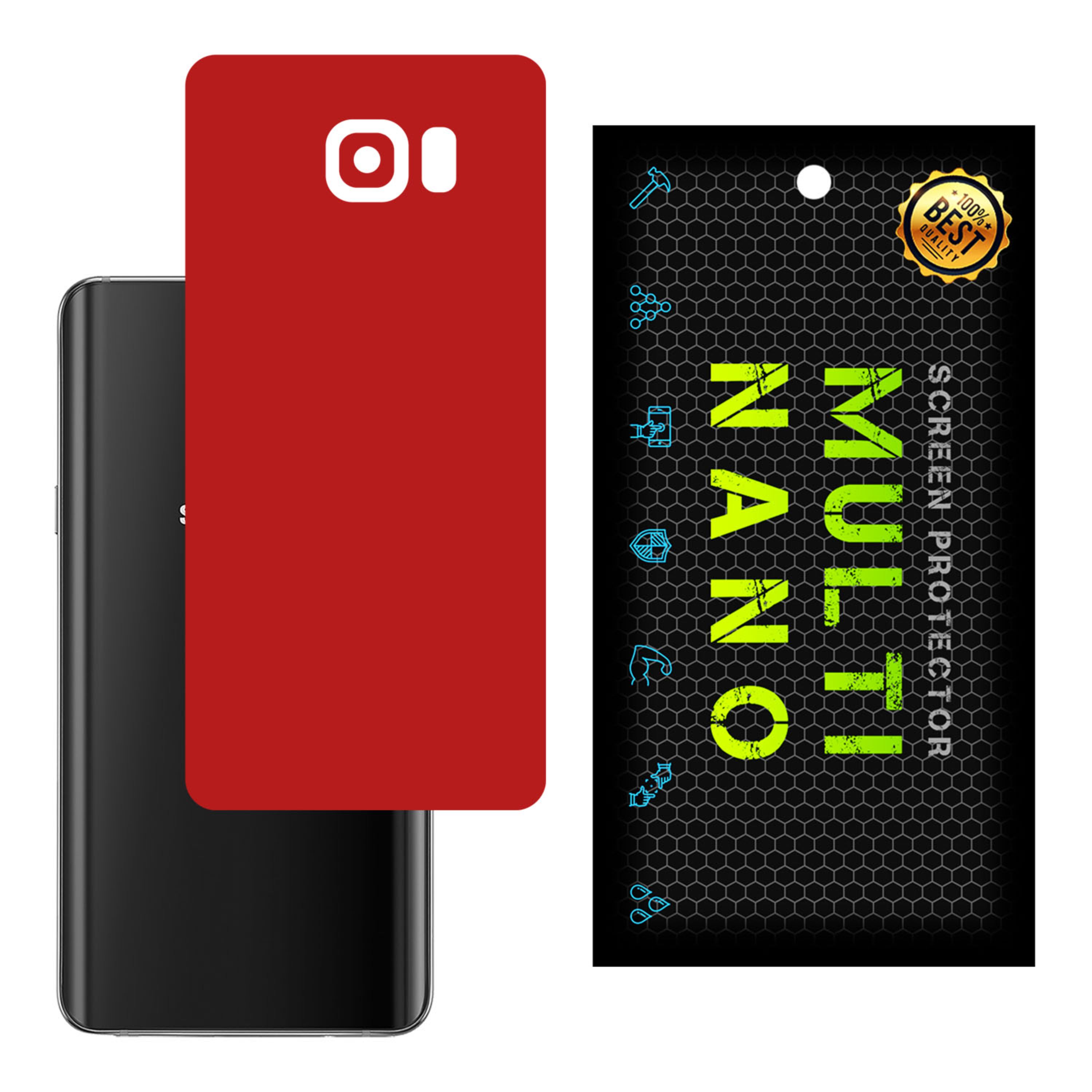 برچسب پوششی MultiNano مدل X-F1M-Red برای پشت موبایل  سامسونگ Note 5