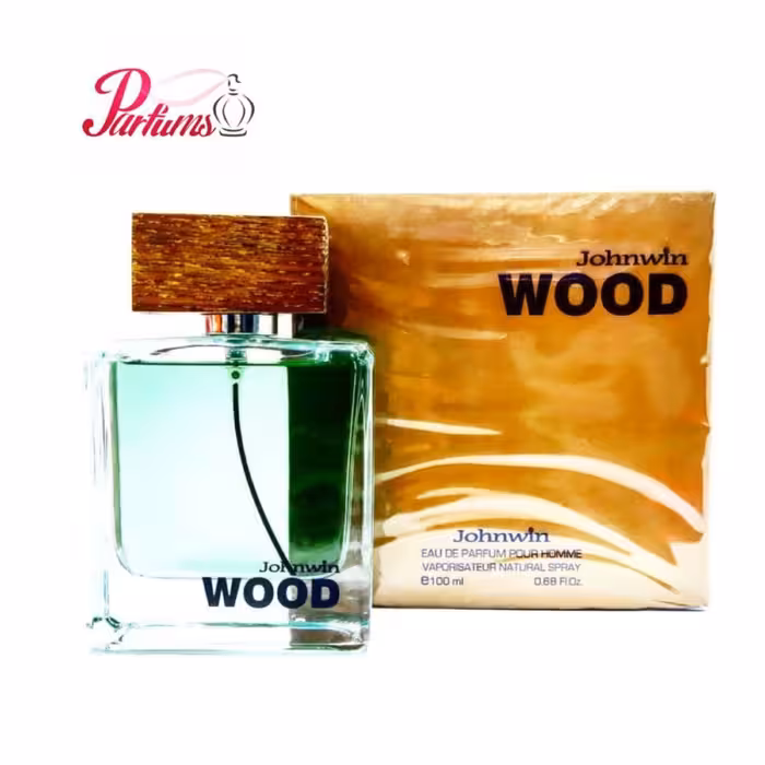 ادکلن اماراتی جانوین وود WOOD مردانه (رایحه هی وود مردانه-قهوه ای)