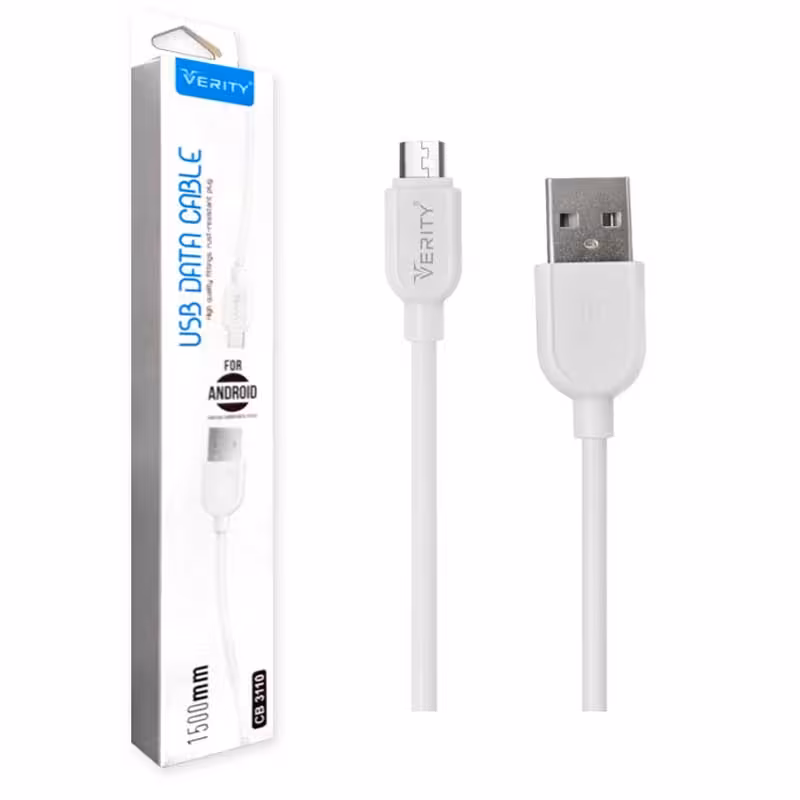 کابل میکرو یو اس بی Verity CB3110 1.5m