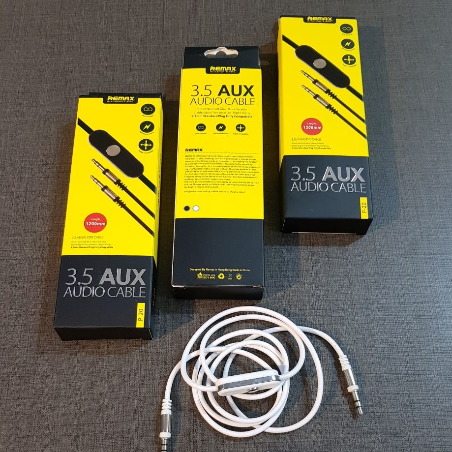 کابل aux P20 میکروفن دار
