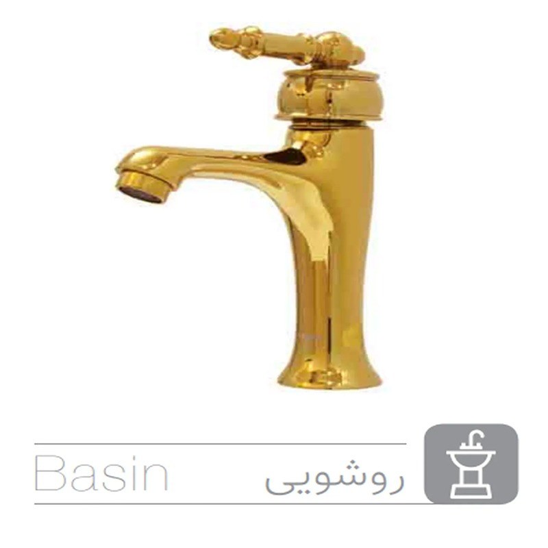 شیرآلات روشویی کیسر مدل مارتین رنگ طلا(ارسال رایگان)