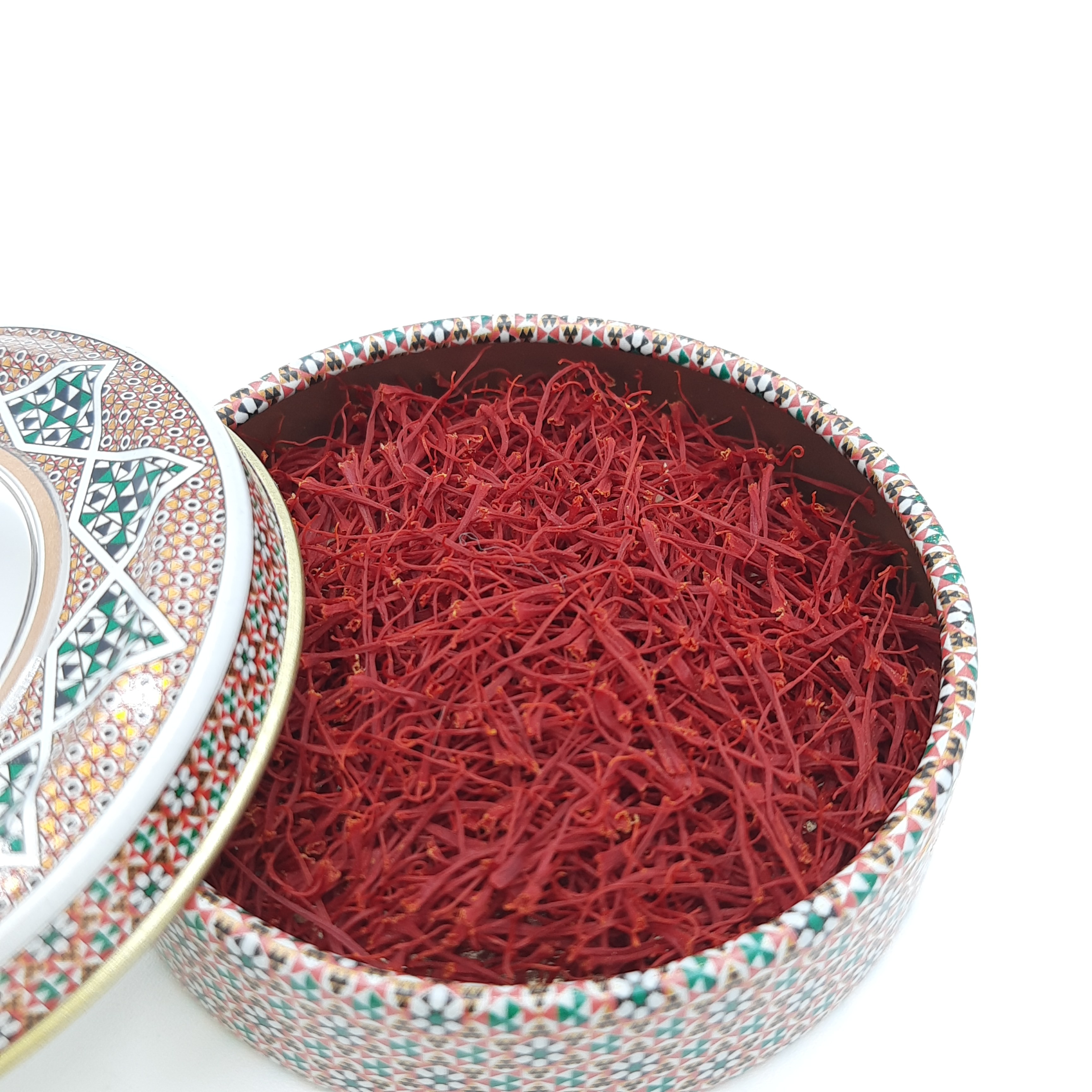 زعفران نگین ممتاز ضمانتی درجه یک صادراتی 2 گرمی بسته بندی خاتم  سربلند