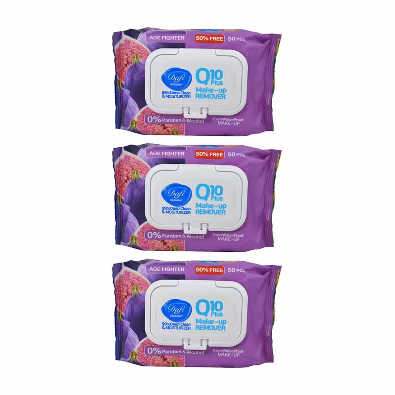 دستمال مرطوب دافی مدل A2 Q10 مجموعه 3 عددی