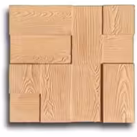 سنگ مصنوعی طرح پارکتی ابعاد 40-40 سانتیمتر قیمت به ازای یک متر مربع