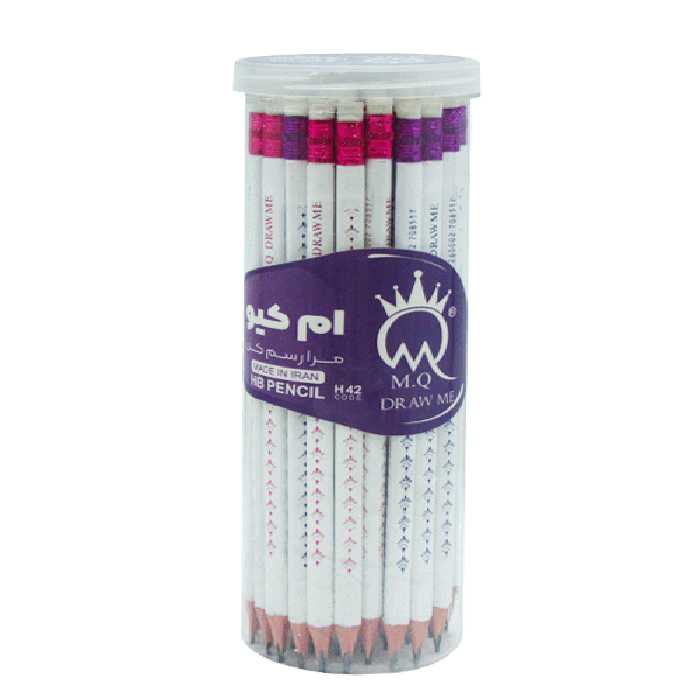 مداد مشکی ام کیو سه گوش صدفی پاکندار لیوان(48عددی) کد H42