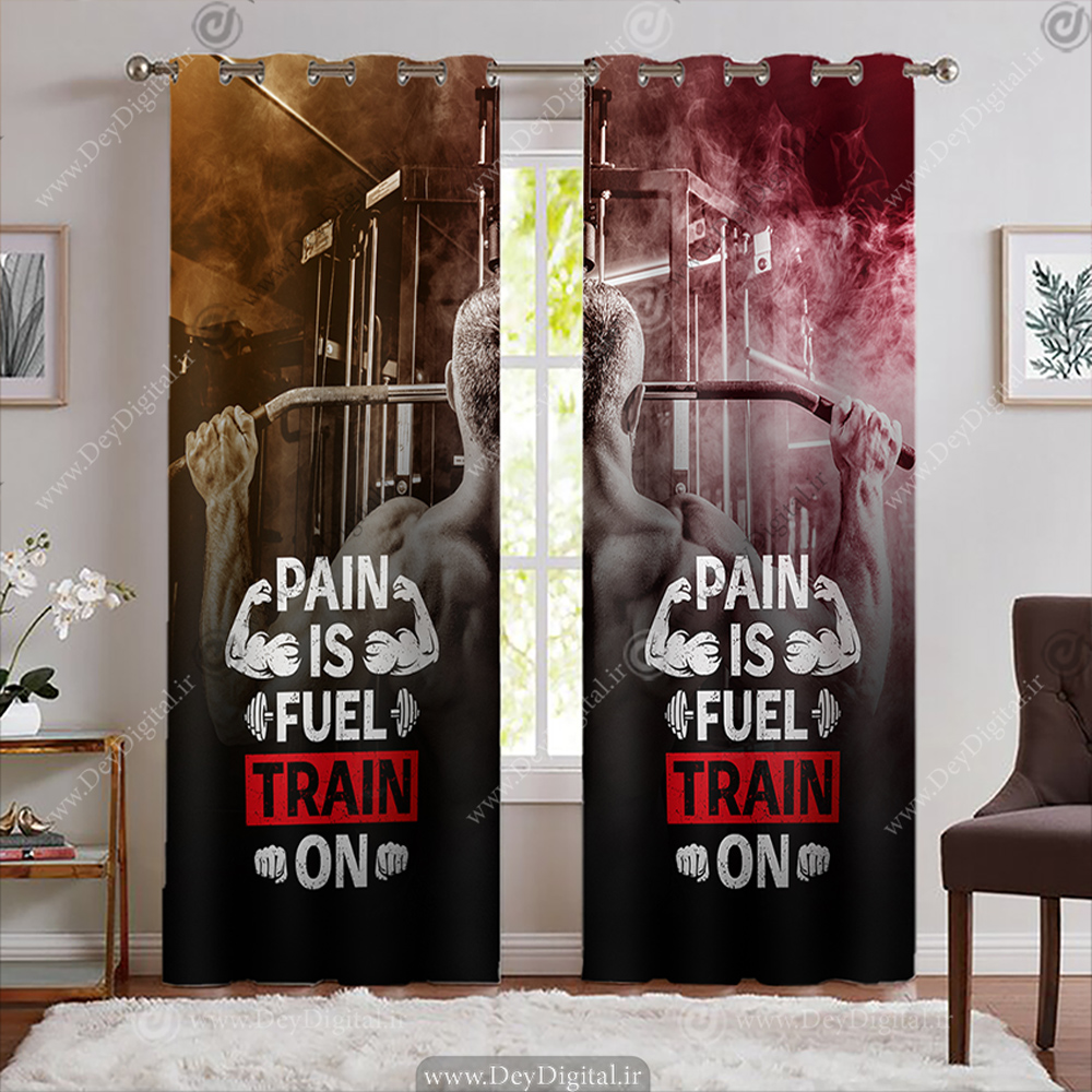 پرده پانچی طرح جدید بدنسازی WA-1877-s