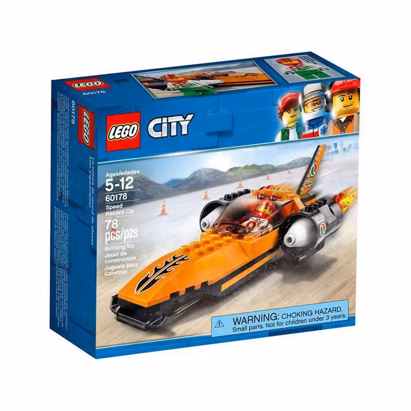 لگو ماشین سرعتی مسابقه speed record car 60178