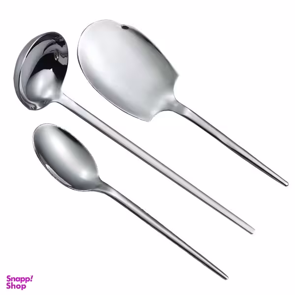 سرویس کفگیر و ملاقه 3 پارچه جی فی نی مدل 168