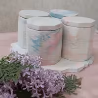 جای ادویه ای چهارتایی چند ضلعی