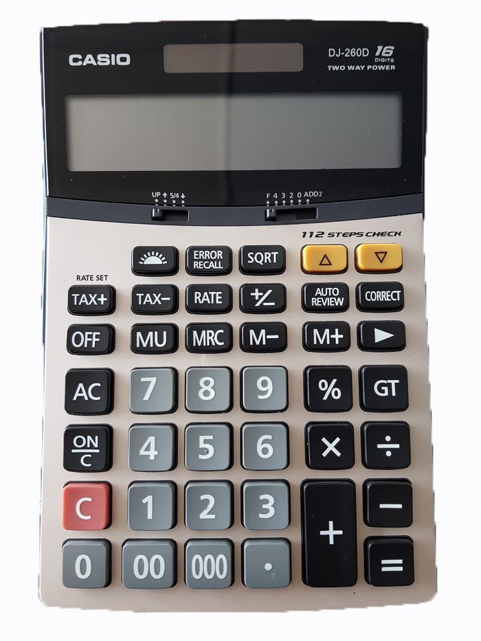ماشین حساب رومیزی کاسیو DJ260