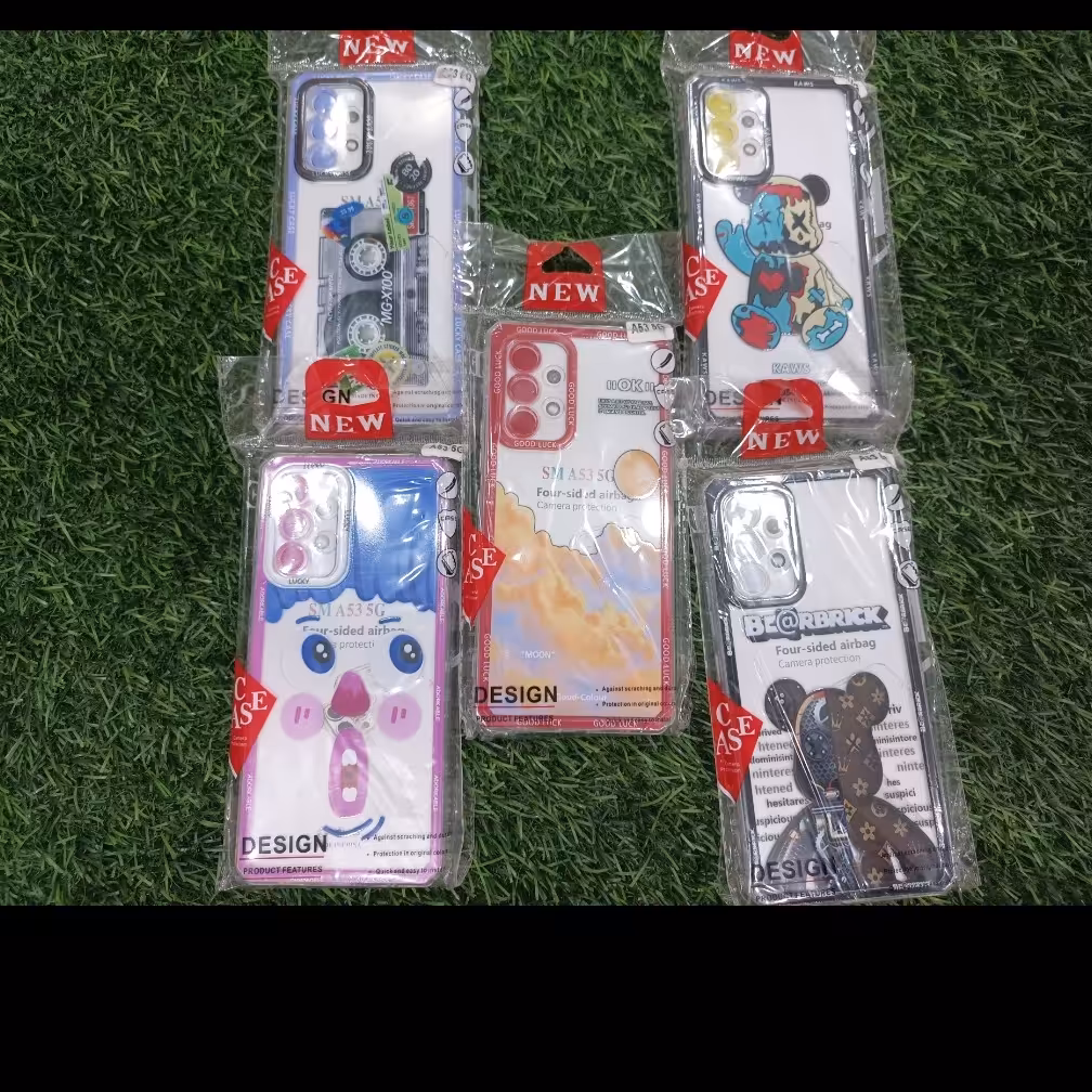 قاب شفاف طرح دار.          A53