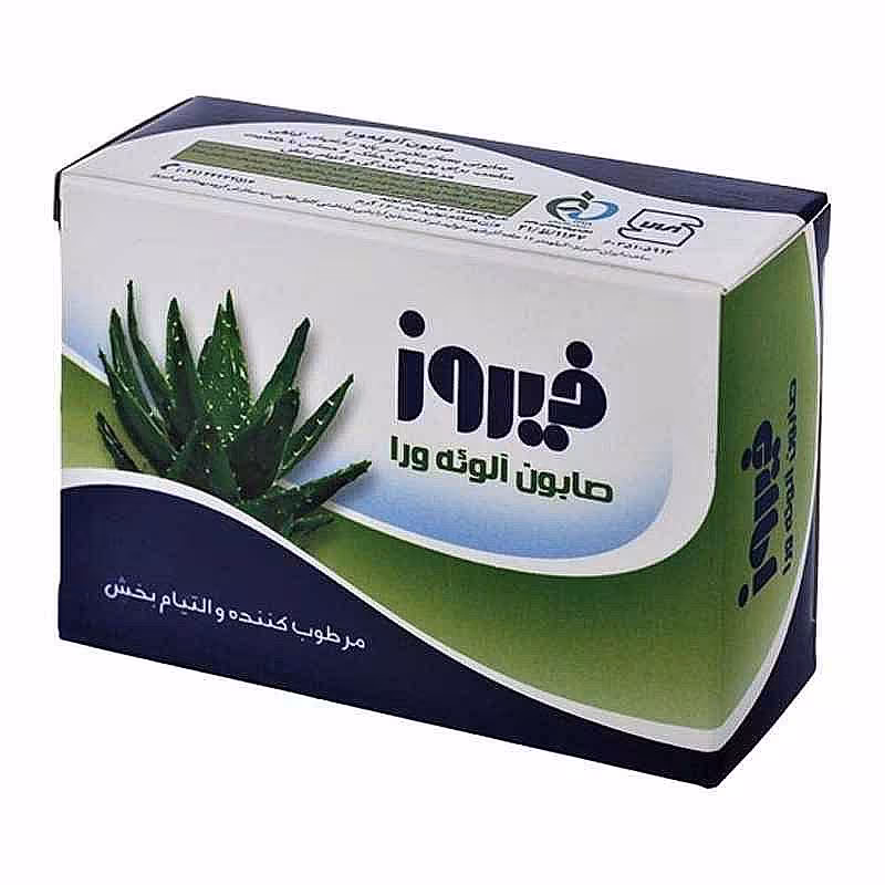 قیمت خرید اینترنتی صابون آلوئه ورا پوست خشک و حساس فیروز 120 گرمی | فارموکسین