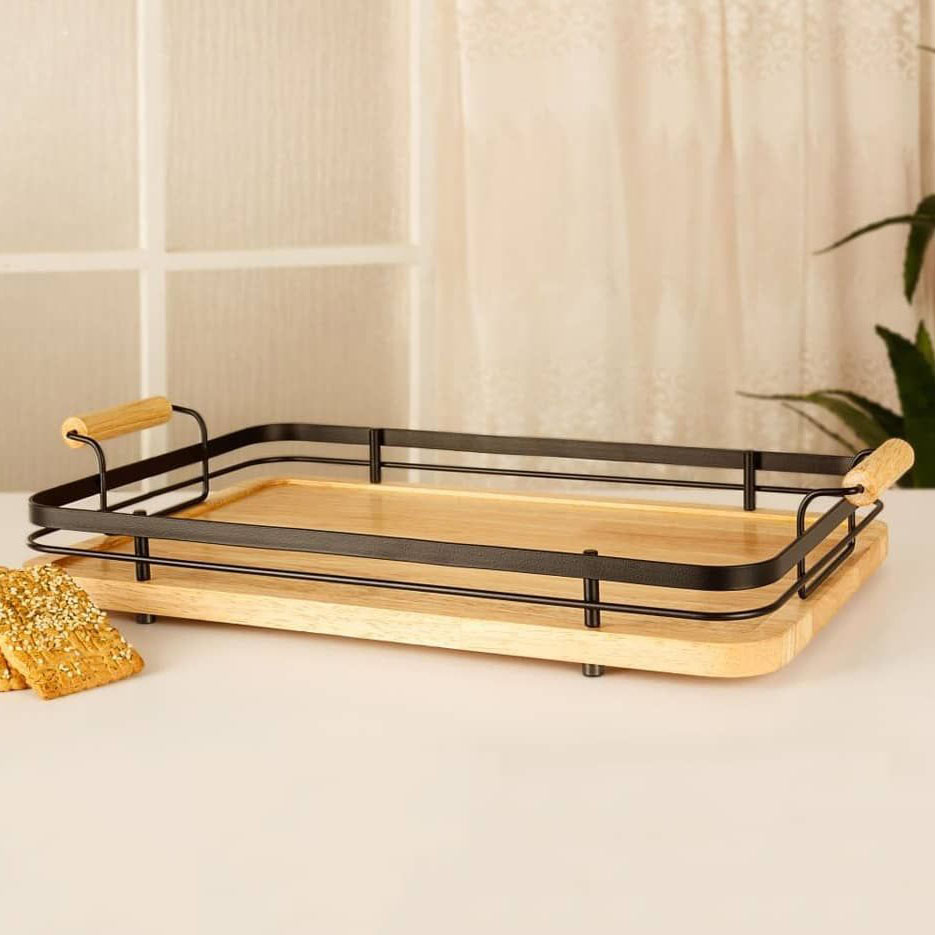 سینی مستطیل دسته دار رابروود BVK