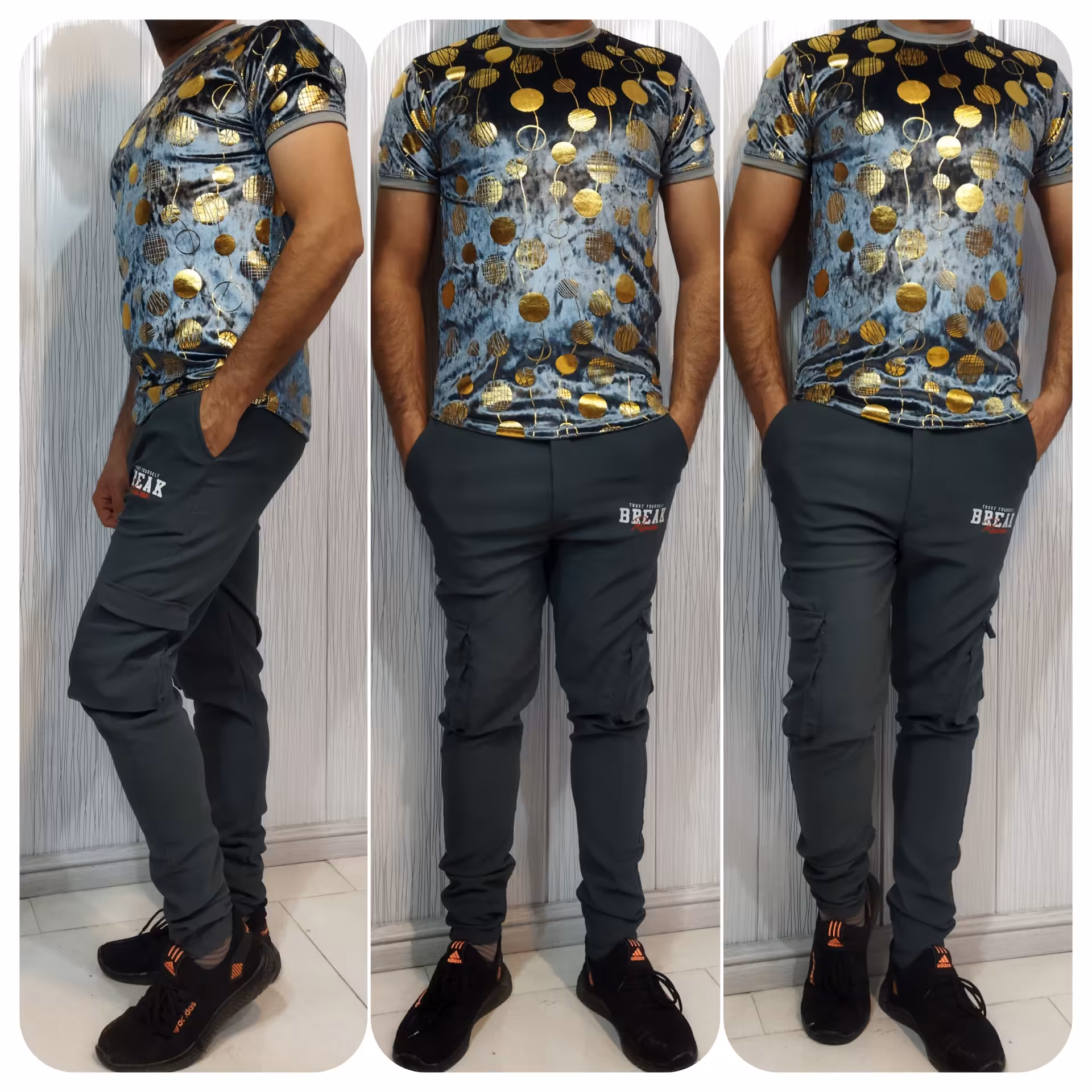 شلوار اسلش کتان بنگال شش جیب اصلی رنگ طوسی(تیره) شلوار مردانه کتان بنگال شلوار مردانه (تولیدی پوشاک شیراز) تک و عمده