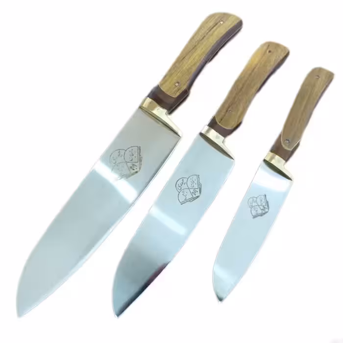 ست چاقوی اشپزخانه استیل ضدزنگ حیدری زنجان