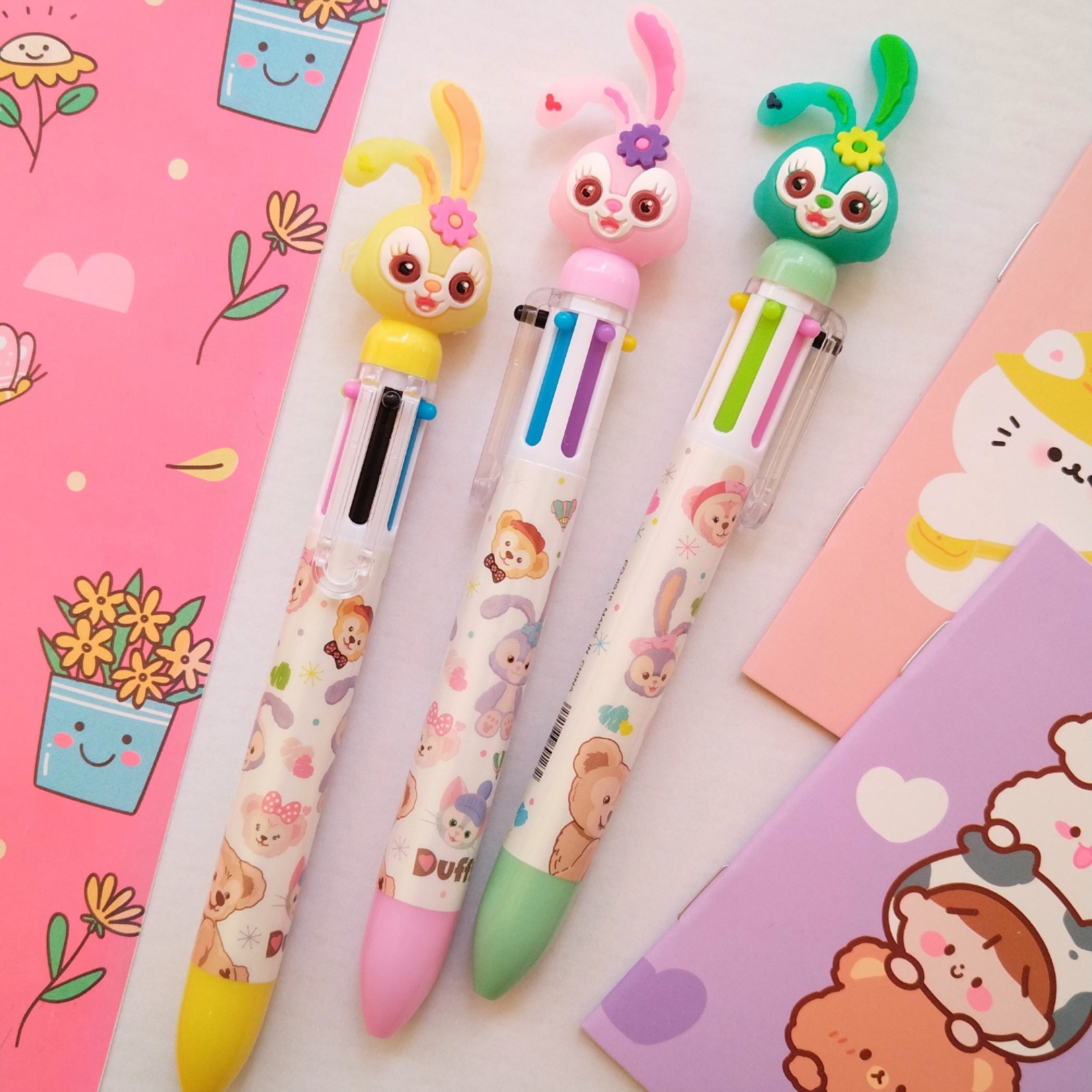 خودکار چند رنگ خرگوش فانتزی لوازم تحریر فانتزی