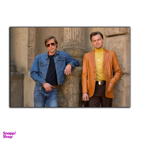 تابلو شاسی بکلیت طرح بازیگران سینمای هالیوود برد پیت و لئوناردو دیکاپریو مدل SH-S4000