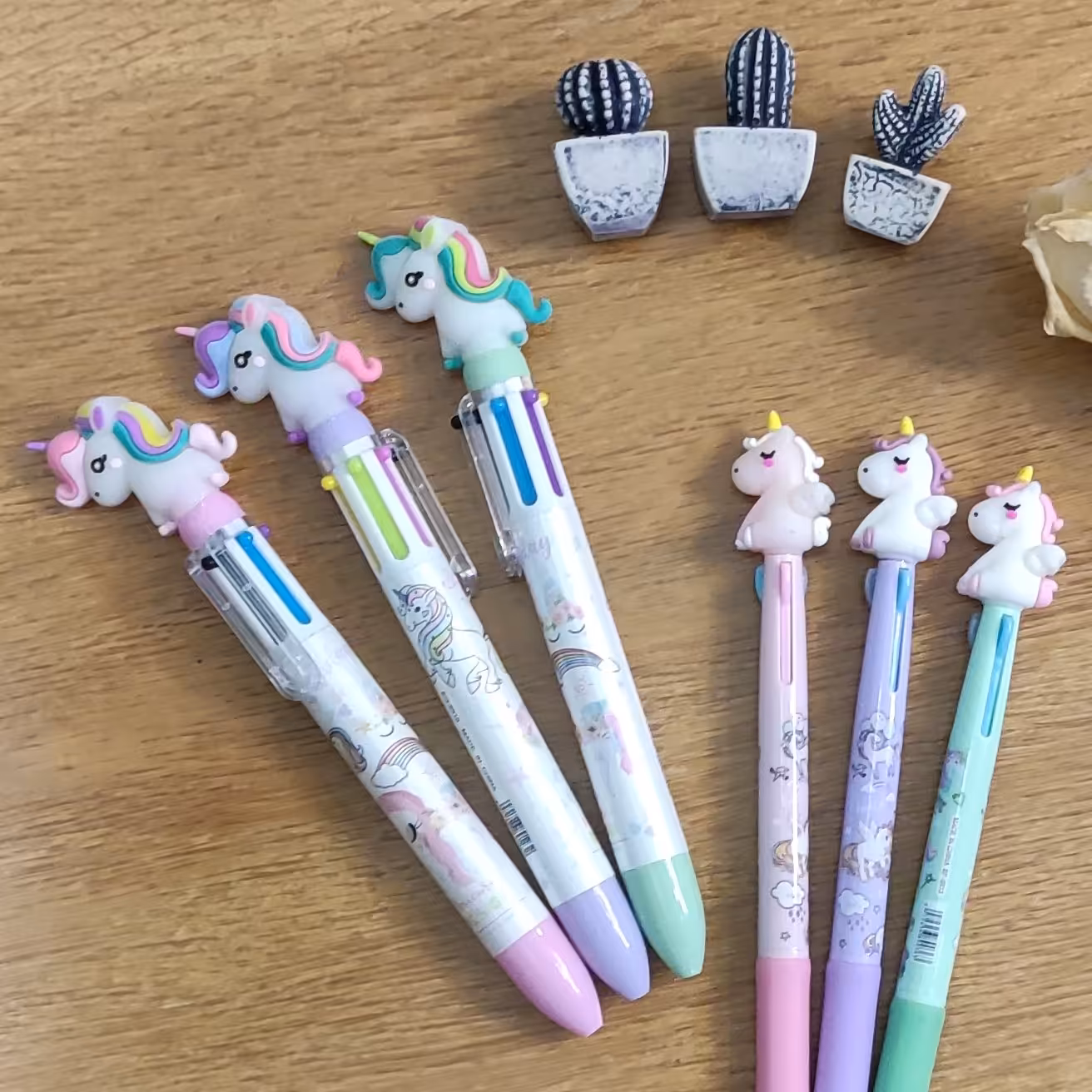 روان نویس، خودکار 6 رنگ یونی کورن