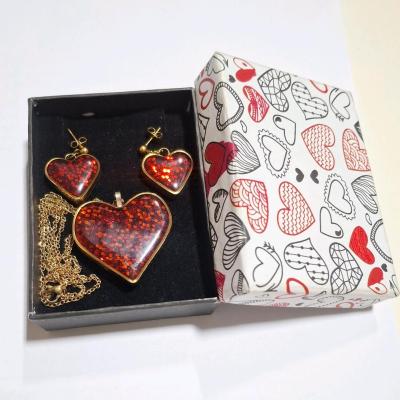 نیم ست قلب رزینی