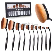 ست براش 10 عددی مسواکی مک (makeup brush set)