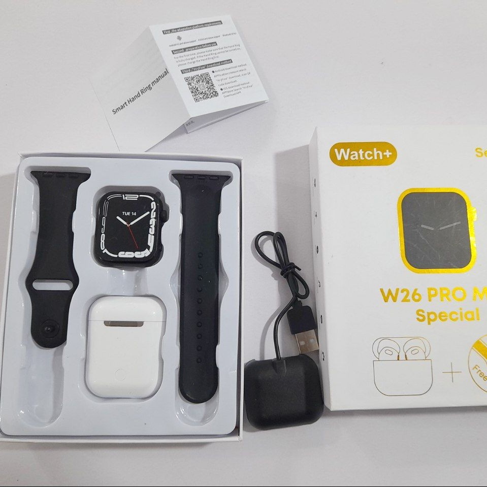 ساعت هوشمند اصلی سری 8 مدل جدید اورجینال با قابلیت های عالی همراه ایرپاد و شارژر 