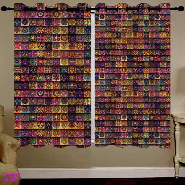 پرده مدل C34-50527 سایز 190×135 سانتی‌متر