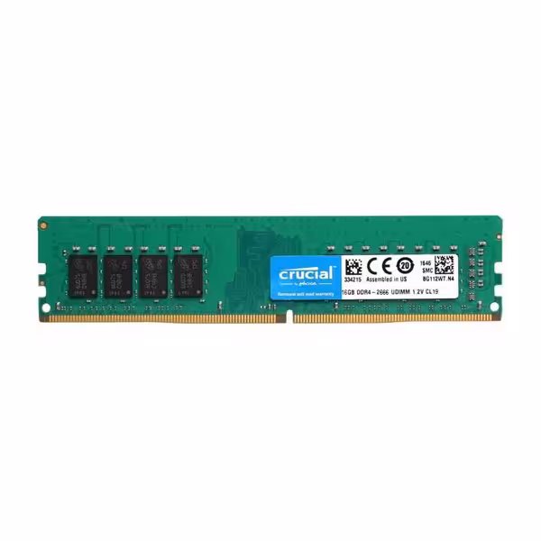 حافظه رم دسکتاپ کروشیال مدل CL19 16GB DDR4 2666Mhz