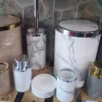 ست سرویس بهداشتی روشاسفیدکروم(ارسال تیپاکس پس کرایه)