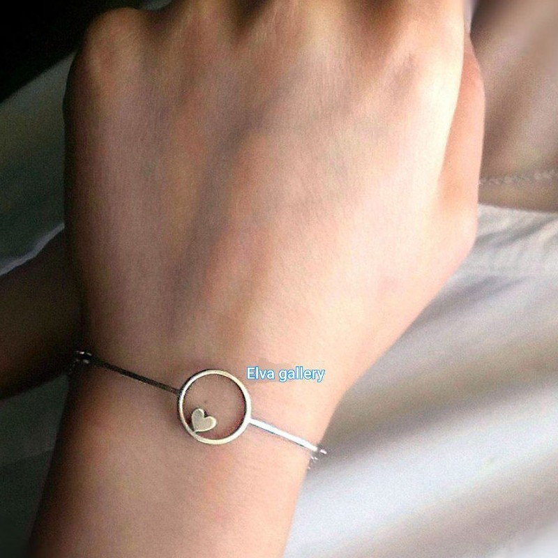 دستبند طرح قلب 