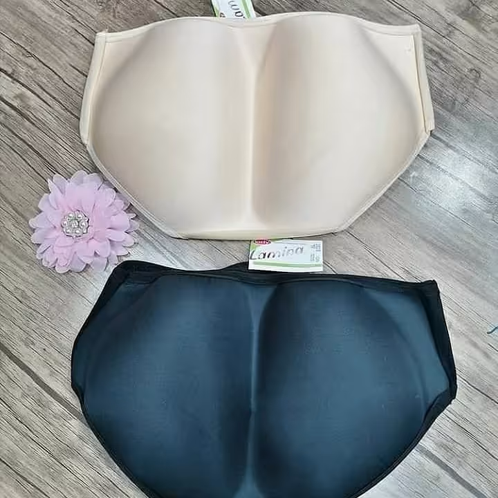 شورت پروتز دارای سایز بندی و دو رنگ کرمی و مشکی