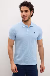 تی شرت یقه پولو آبی مردانه G081SZ011.000.739348 U.S. Polo Assn.