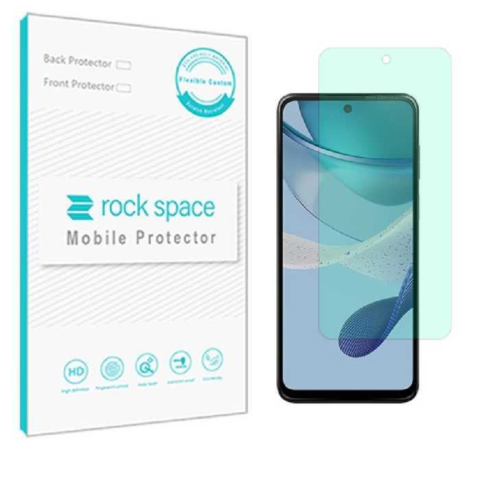 گلس موتورولا Moto G53  مدل نانو هیدروژل گرین لایت برند راک اسپیس   