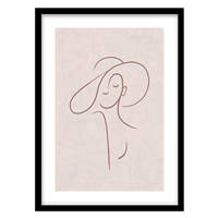 قیمت و خرید تابلو دکوراتیو مدل نقاشی لاین‌آرت کد 0433