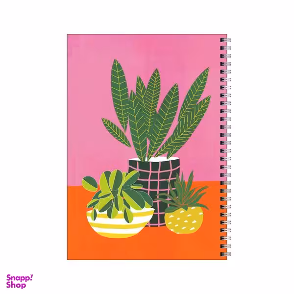 دفتر مشق 80 برگ بامبیلیپ طرح گلدان های گل کد 2655230