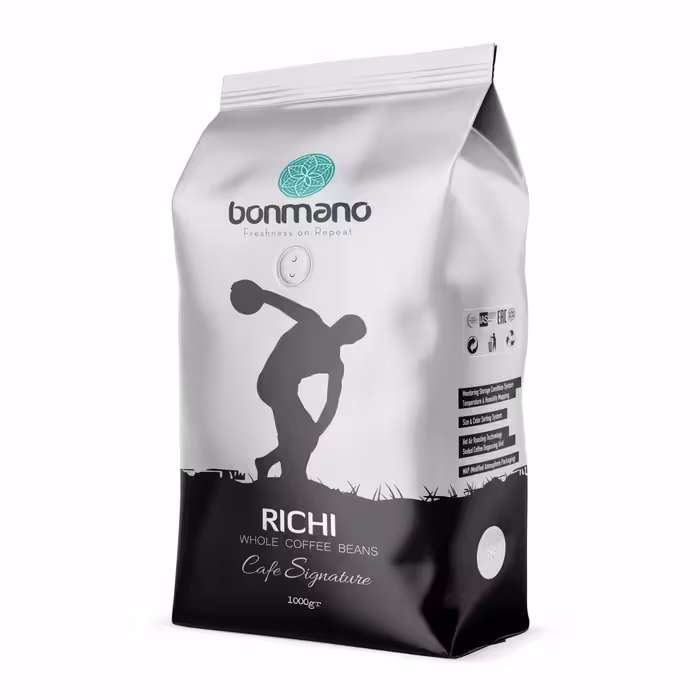 دانه قهوه بن مانو مدل ریچی 1 کیلویی