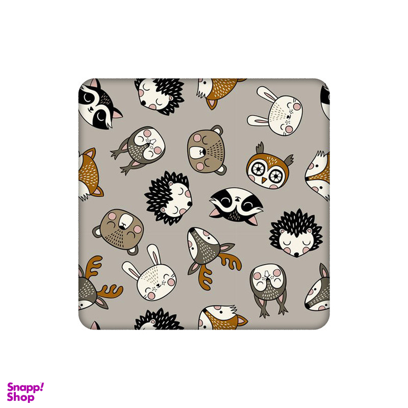 زیر لیوانی طرح پترن حیوانات جنگل کد 6460317