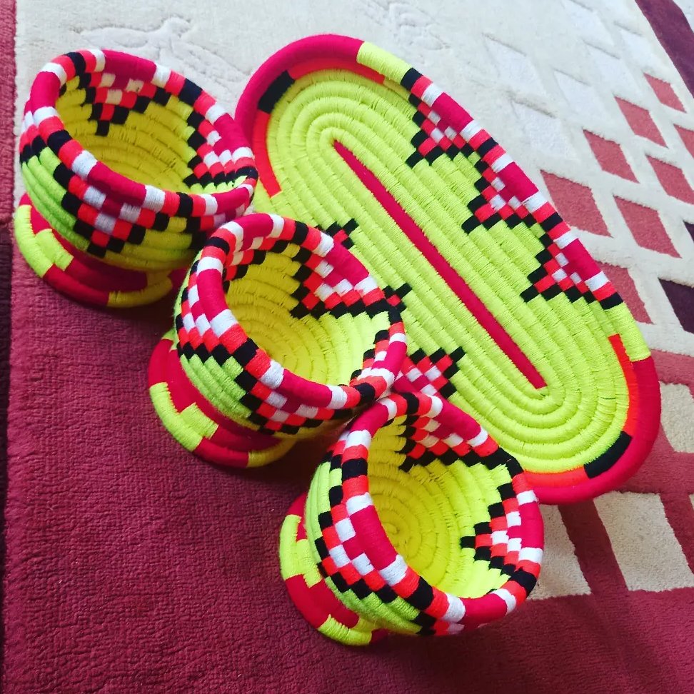 ست سه تایی کپو کاموایی پایه دار