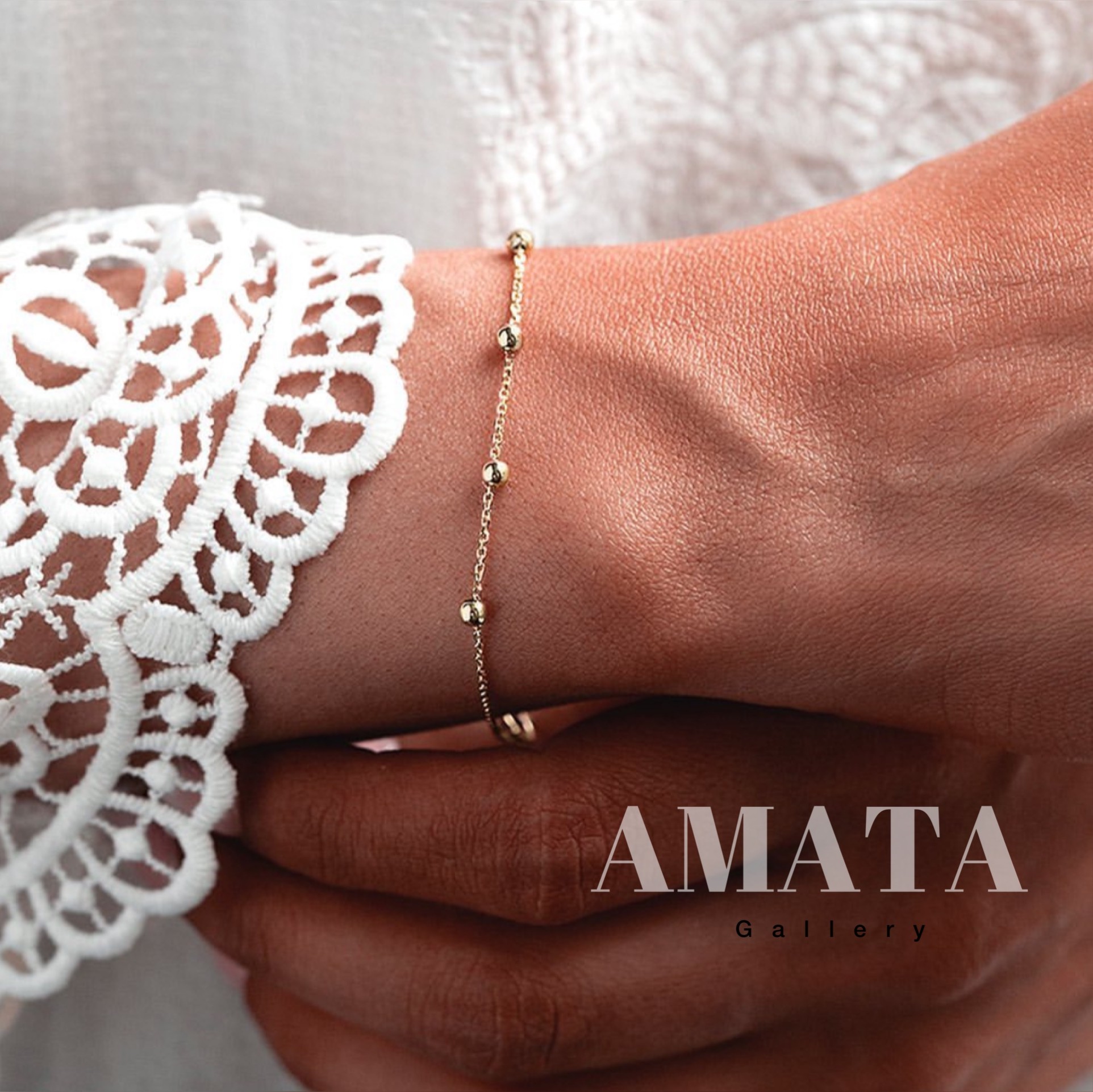 دستبند استیل توپی (ساچمه ای) 