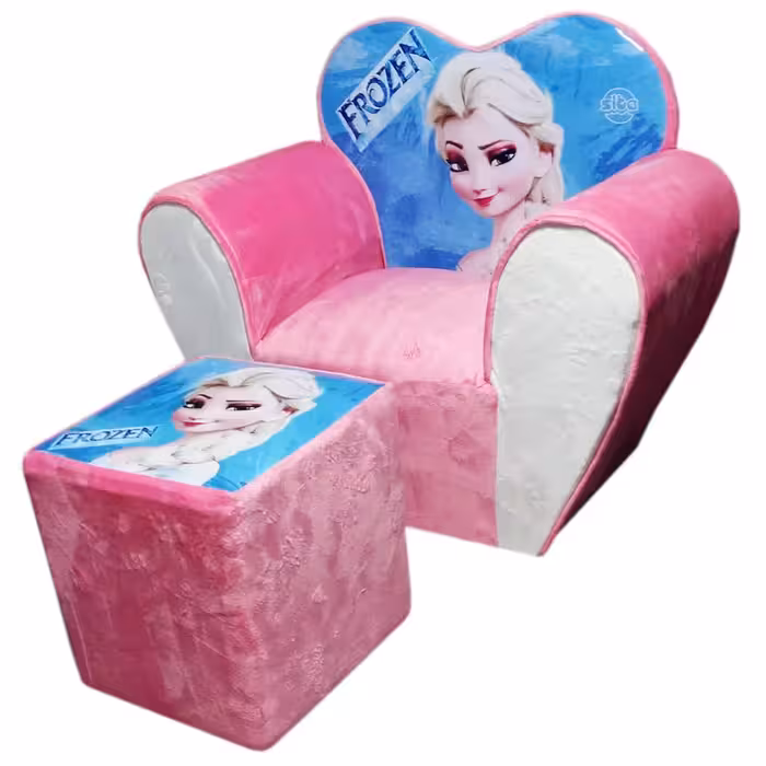 مبل کودک السا با پاف با پارچه توشکا (پس کرایه)