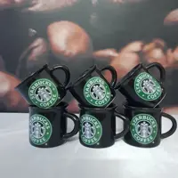 شات قهوه استار باکس بسته 6 عددی رنگ مشکی