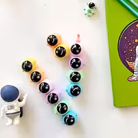 ماژیک هایلایتر  فضانورد پاستیلی  پک 5 عدد