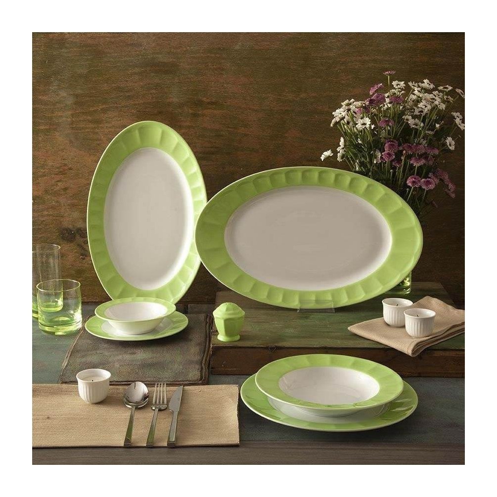 سرویس غذا خوری  29 پارچه نئوکلاسیک پسته چینی زرین