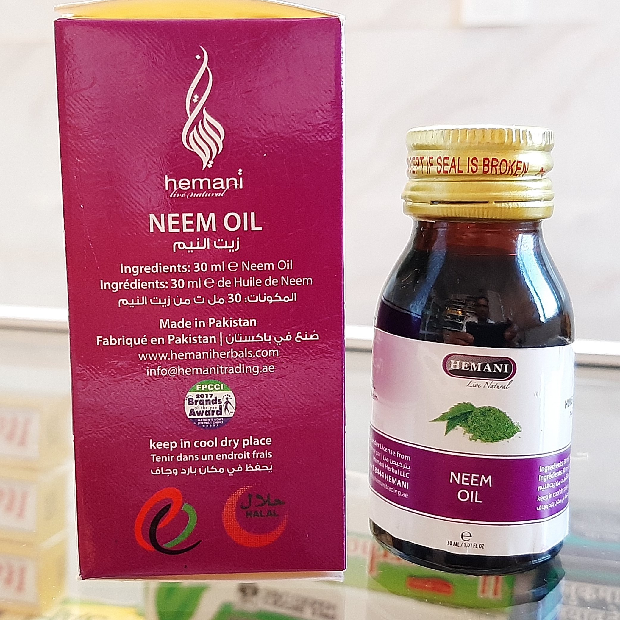 روغن نیم یا چریش 30میل تحت لیسانس آمریکا مفید برای پوست و مو